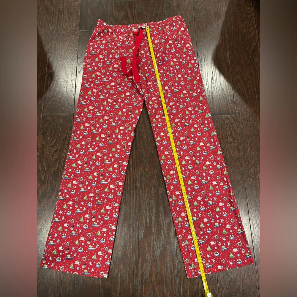 Vineyard Vines Women's Santa Whale Flannel Lounge Pants Size X-Small